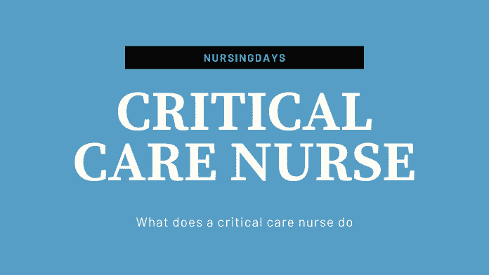 critical care nurse